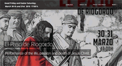Desktop Screenshot of elpasoderiogordo.es
